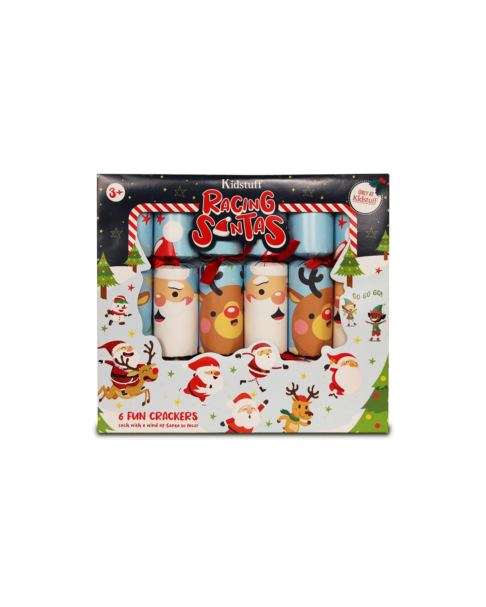 Kidstuff Racing Santa Christmas Crackers
