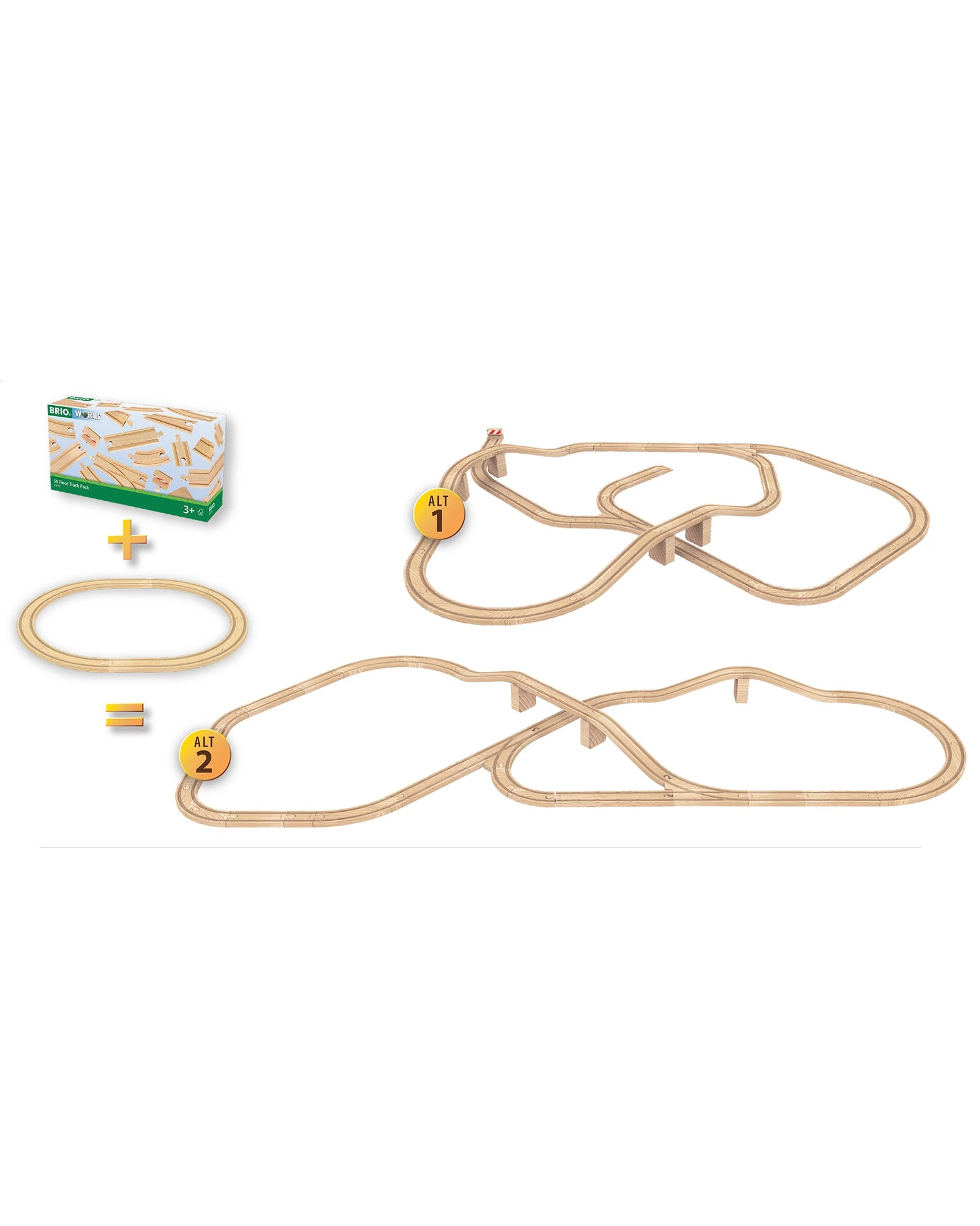 BRIO - 50 Piece Track Pack