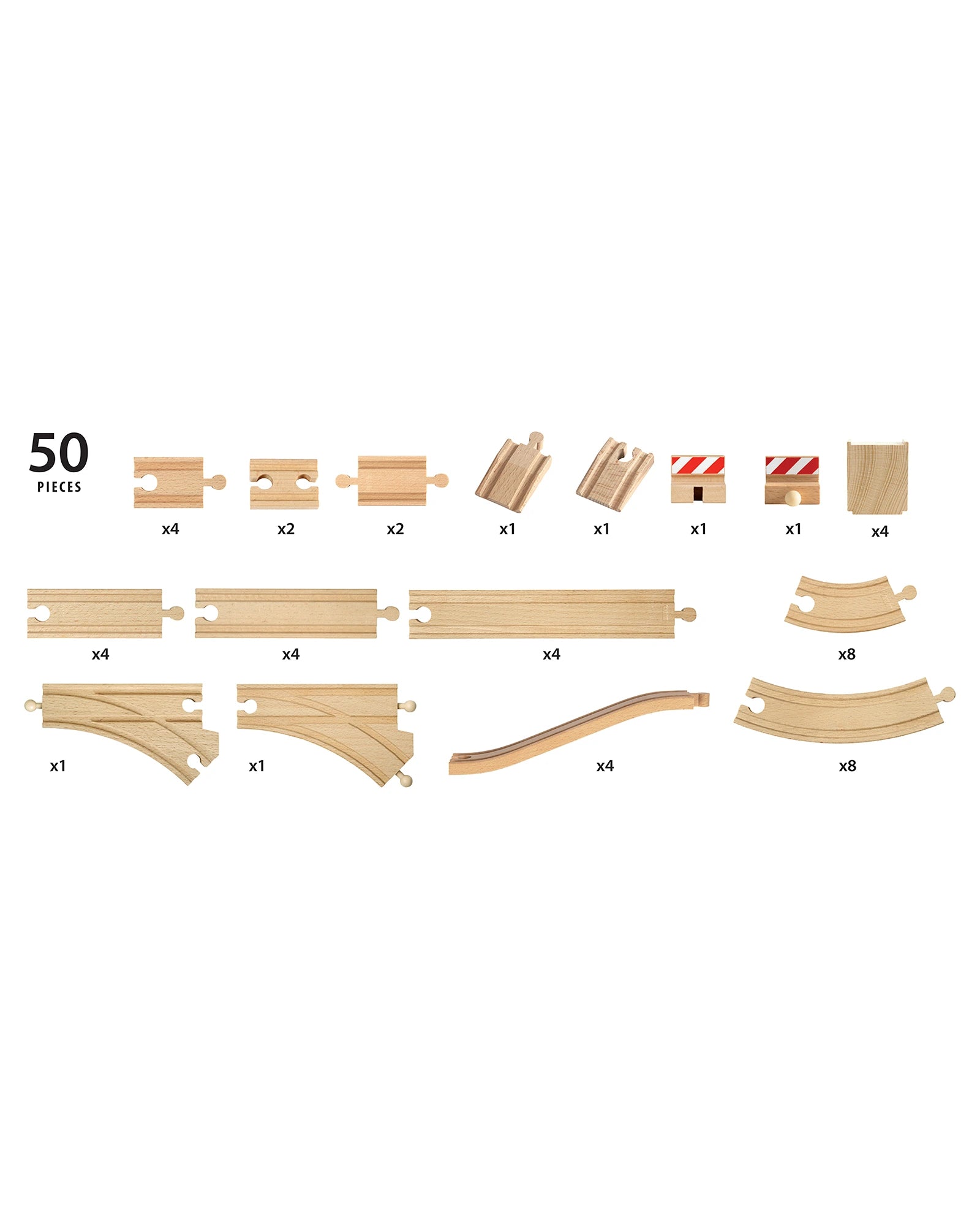 BRIO - 50 Piece Track Pack