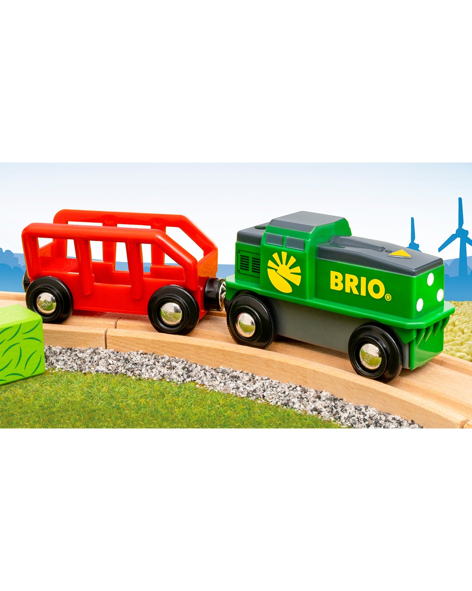 Brio Farm Battery Train 4 Pieces