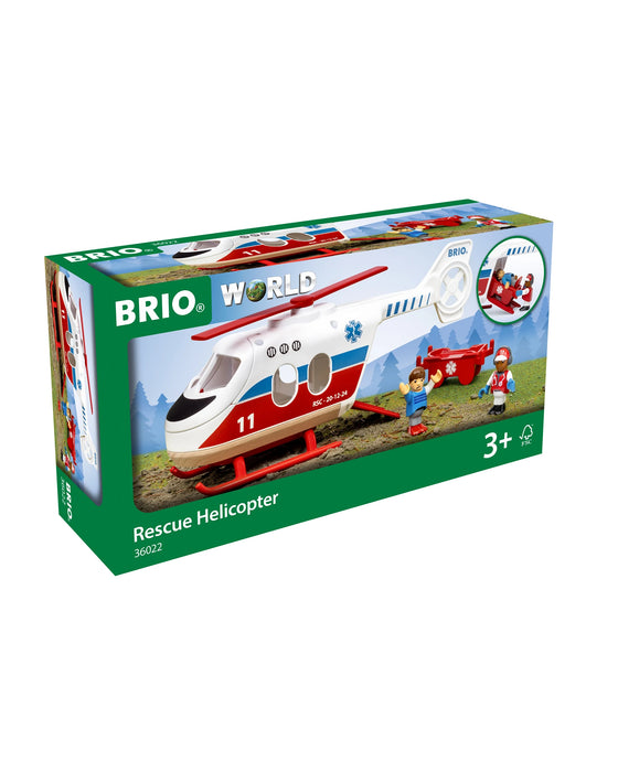 Brio Rescue Helicopter 4 Pieces