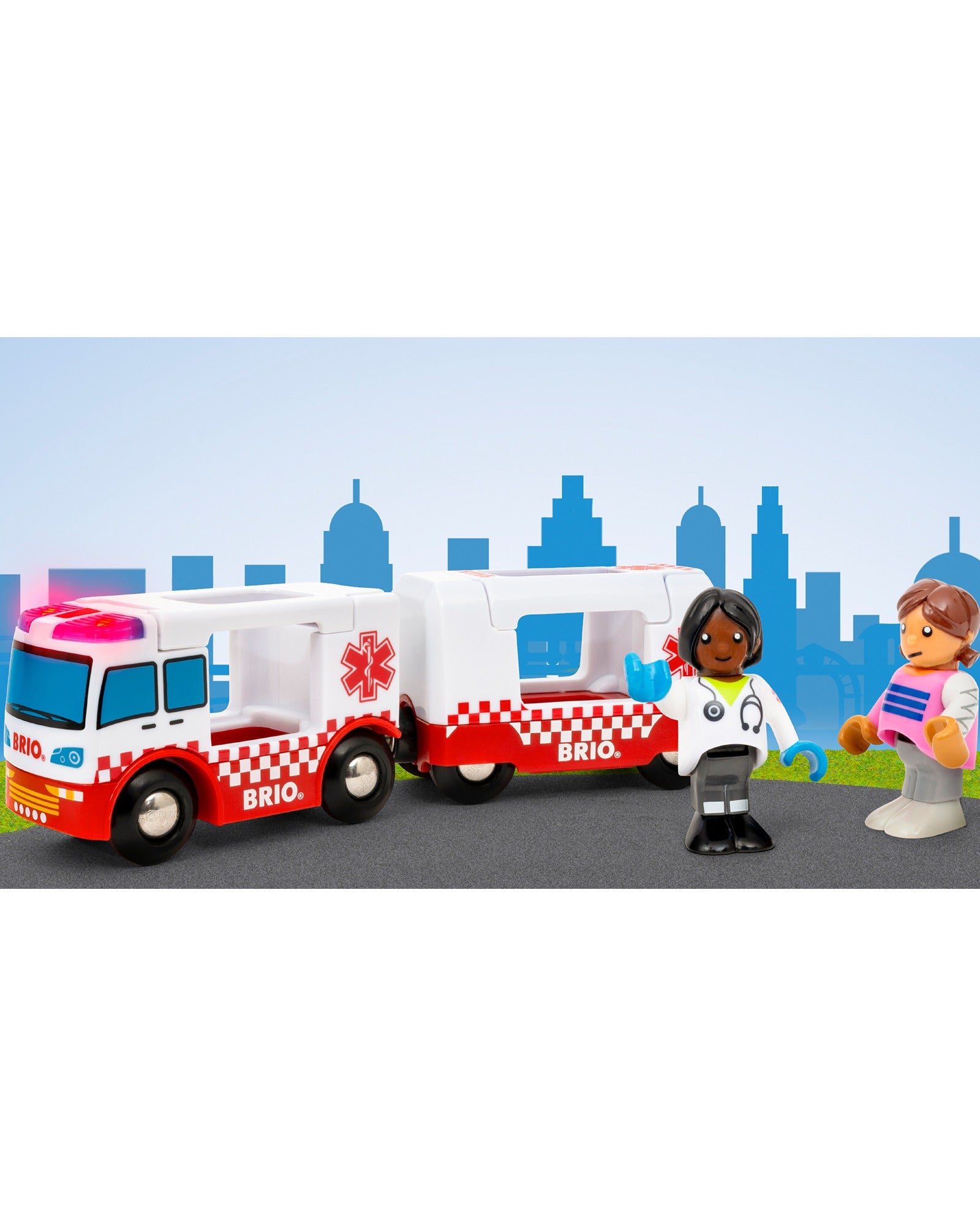 Brio Rescue Ambulance 4 Pieces