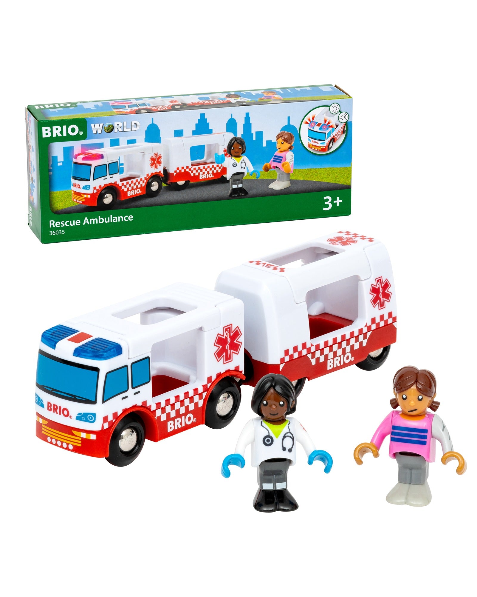 Brio Rescue Ambulance 4 Pieces