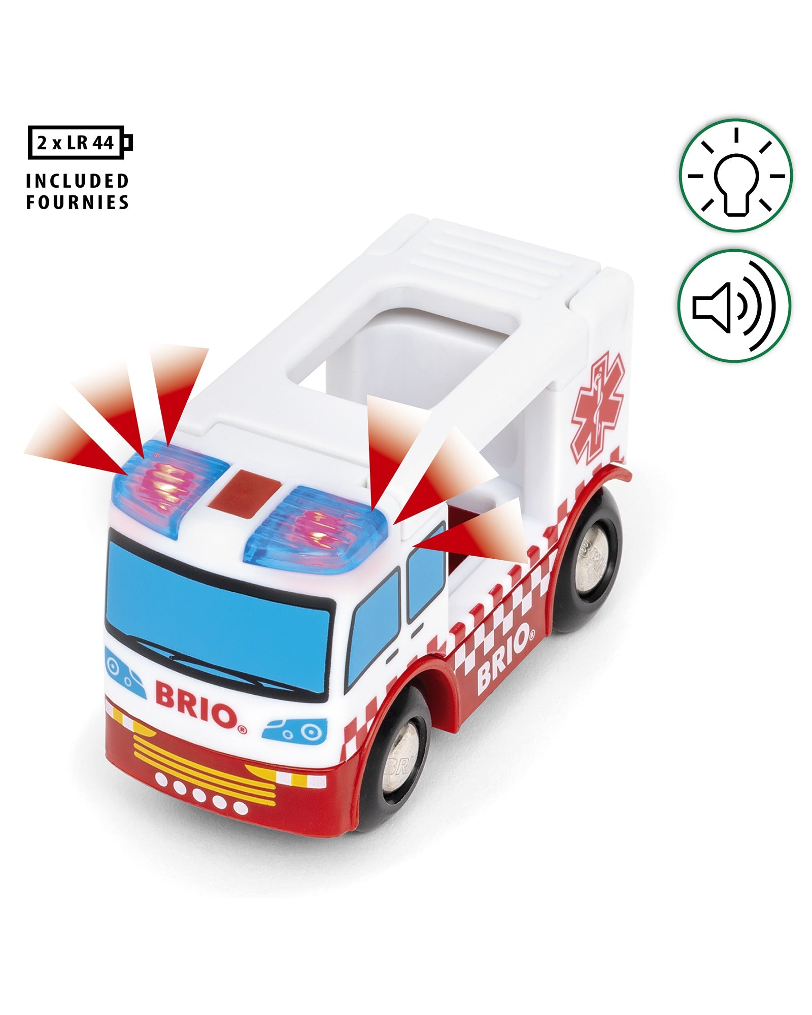 Brio Rescue Ambulance 4 Pieces