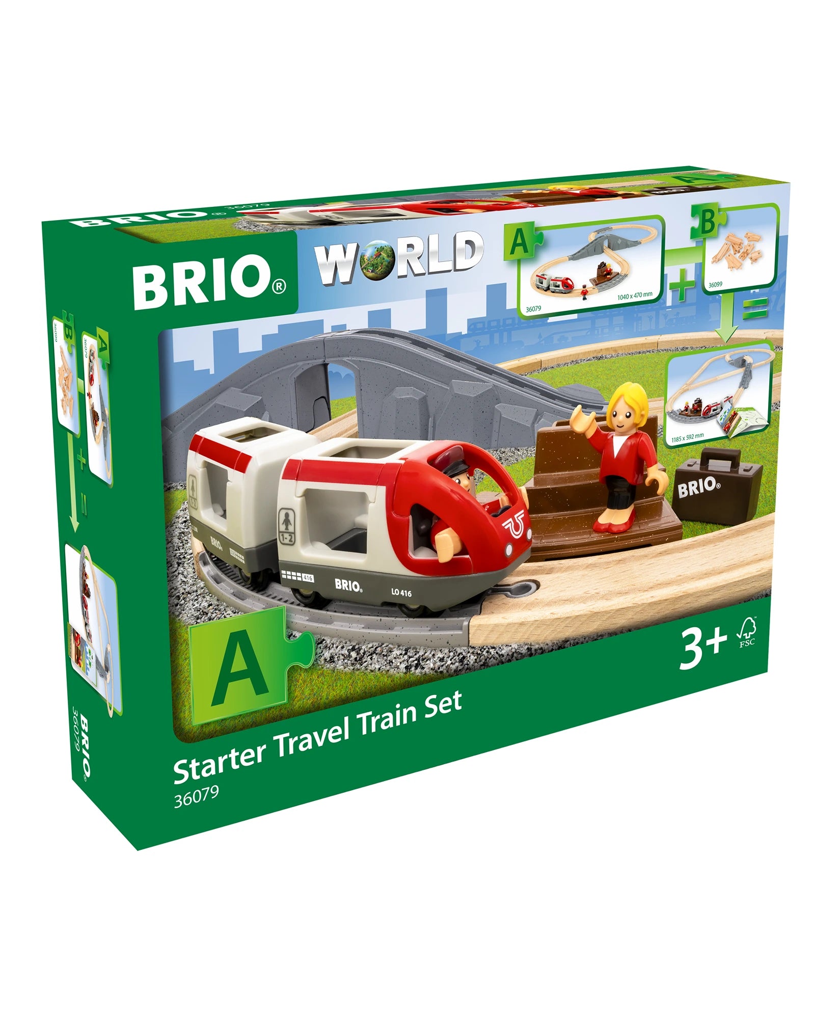 BRIO Starter Travel Train Set 22pieces