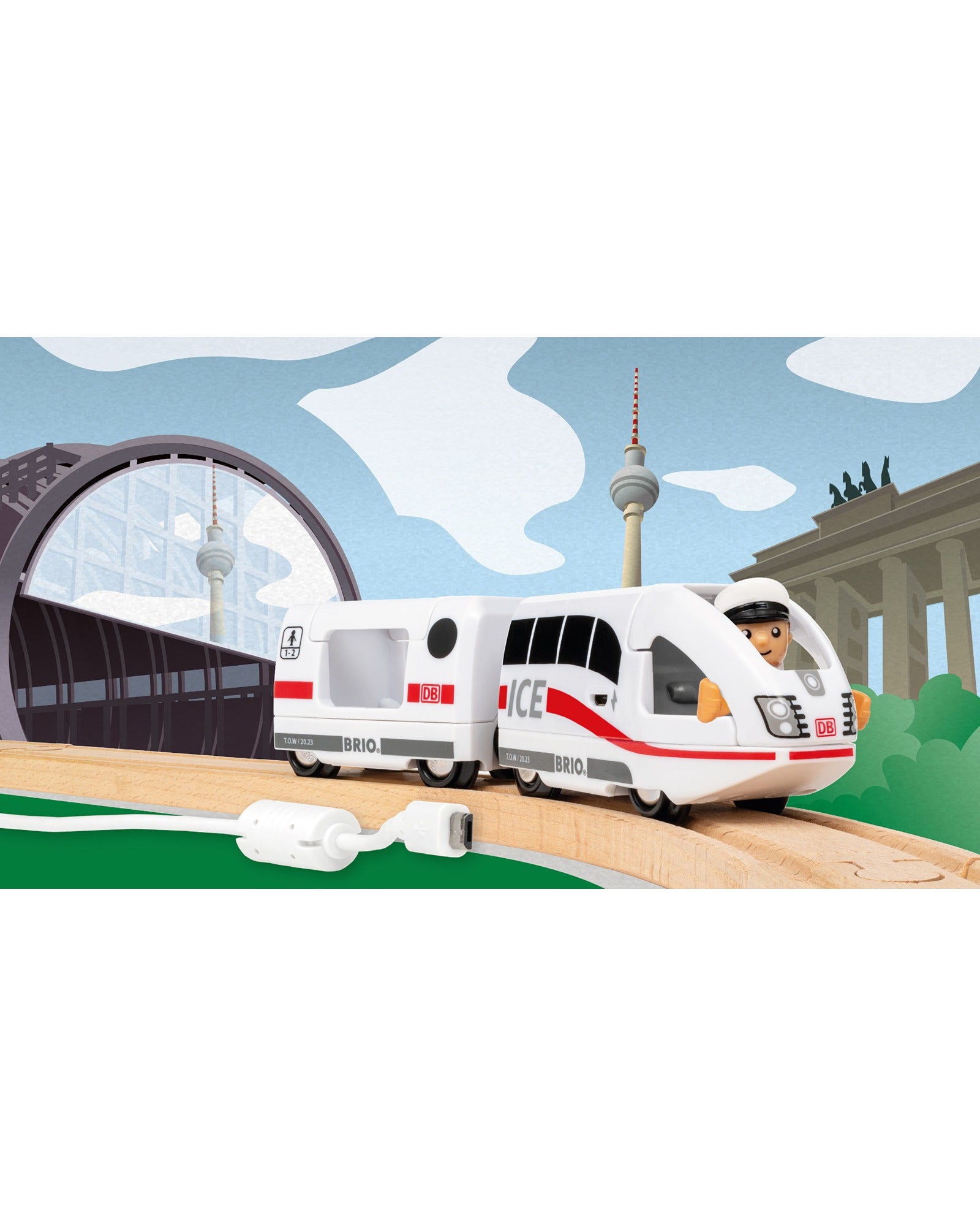 Brio Ice Rechargeable Train 3 Pieces