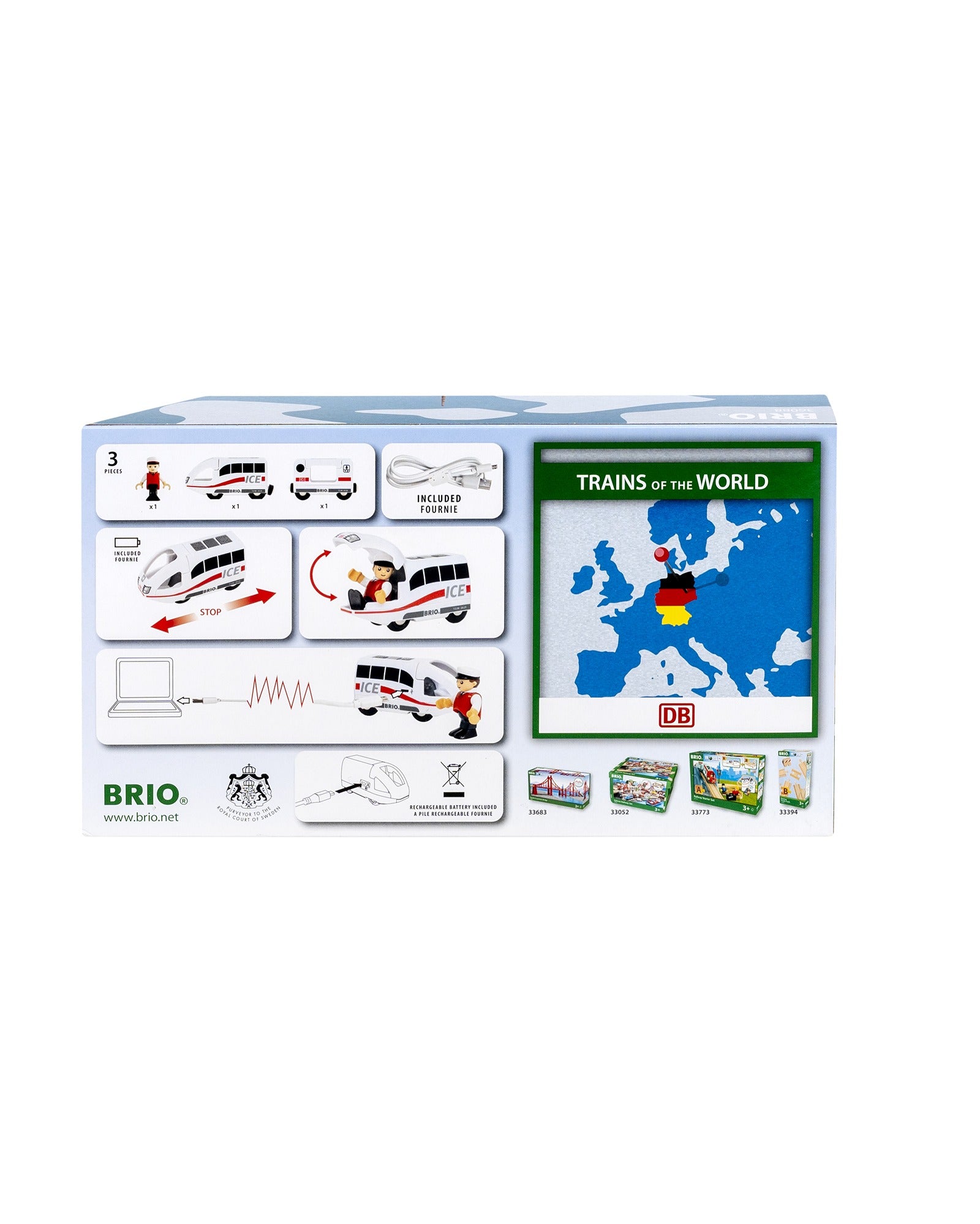 Brio Ice Rechargeable Train 3 Pieces