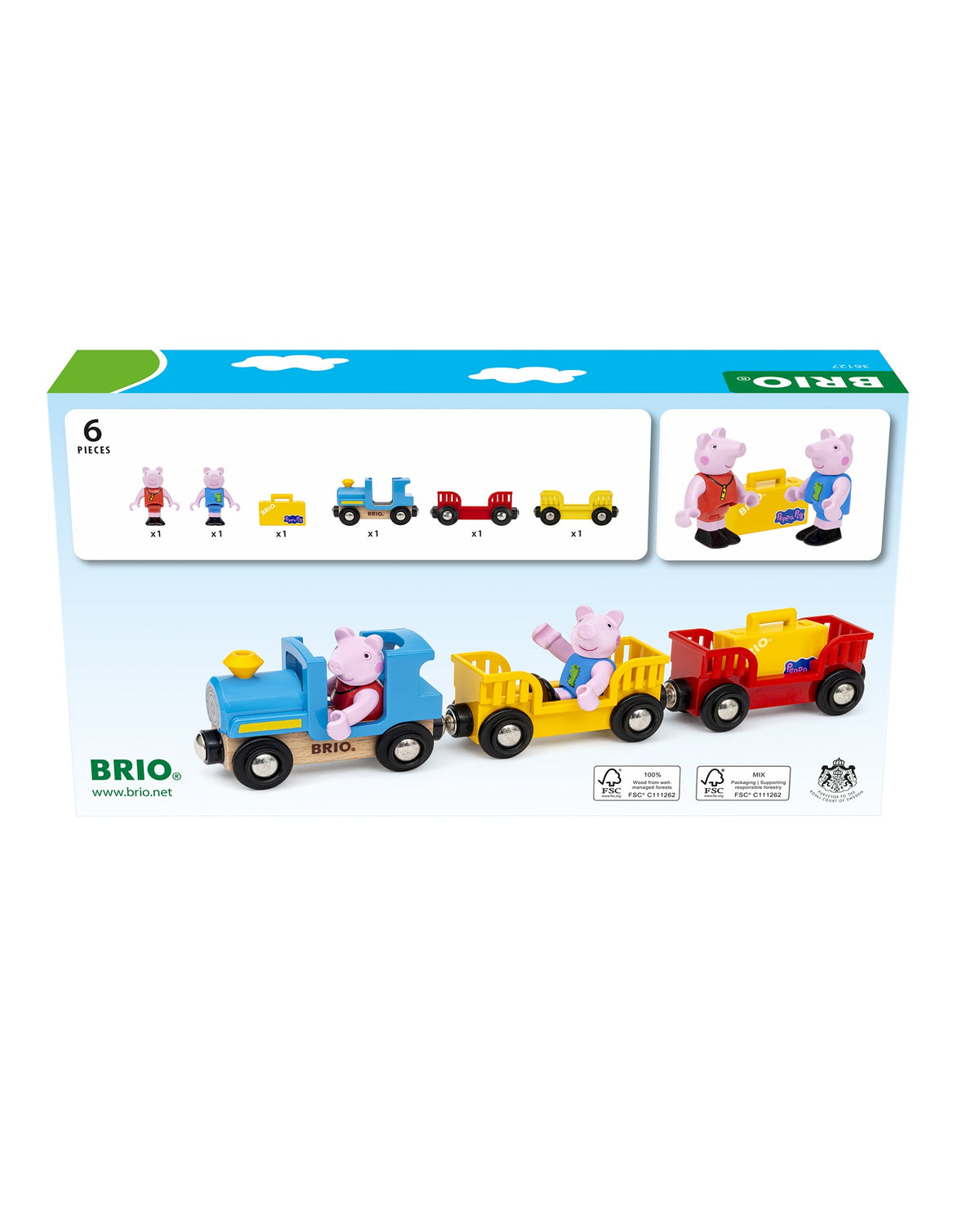 BRIO - Peppa Pig Train 5 pieces