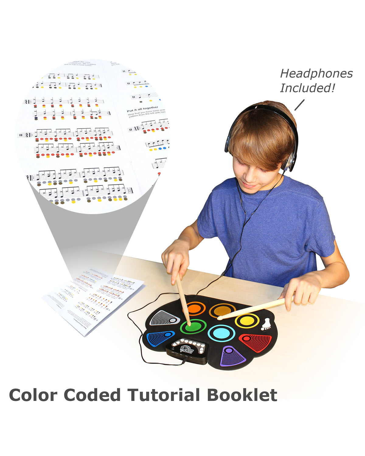 Color Code Drums Rock & Roll It Code Drum Set – Kidstuff