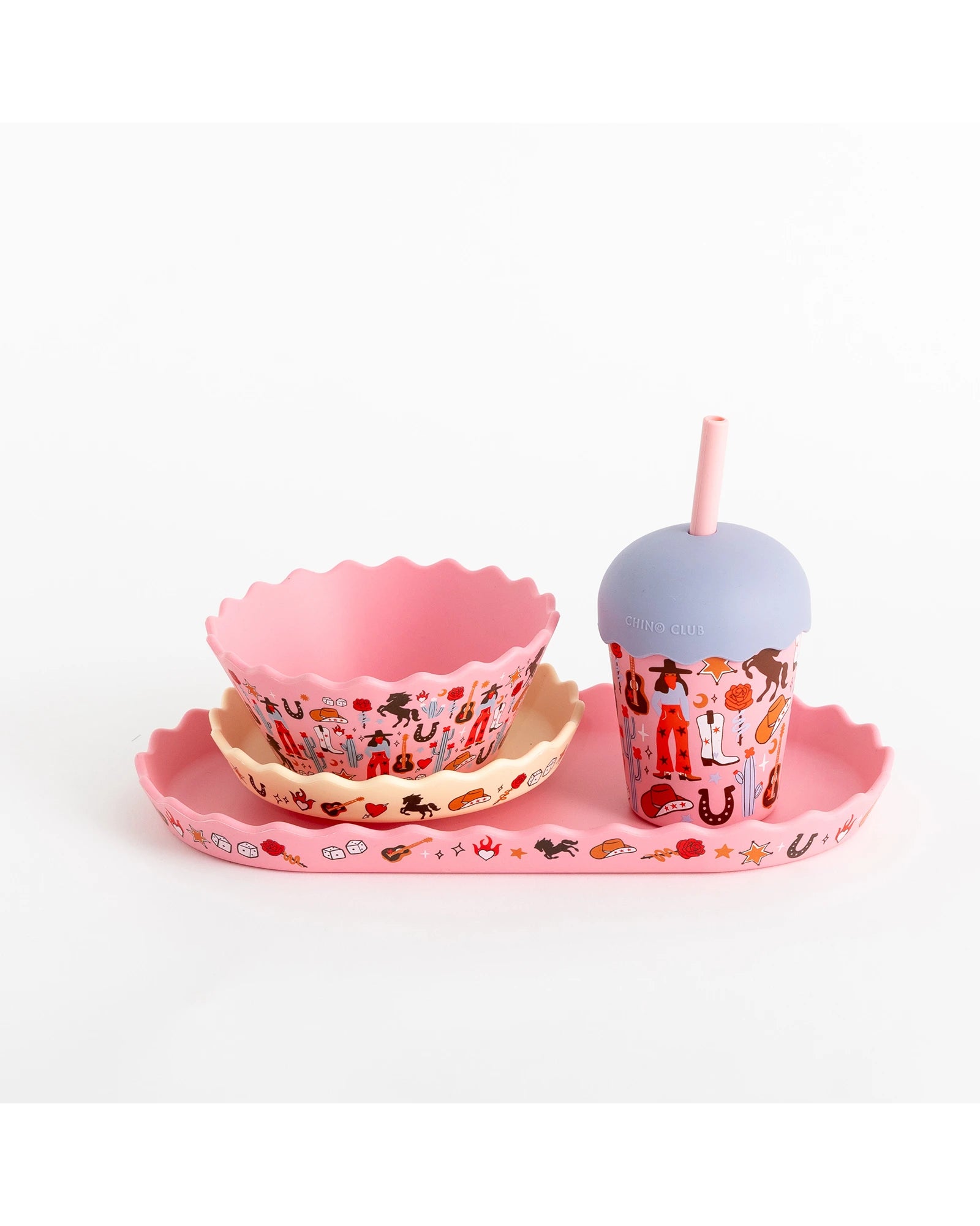Cowgirl Mini Smoothie Cup & Straw 200ml