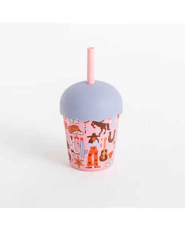 Cowgirl Mini Smoothie Cup & Straw 200ml