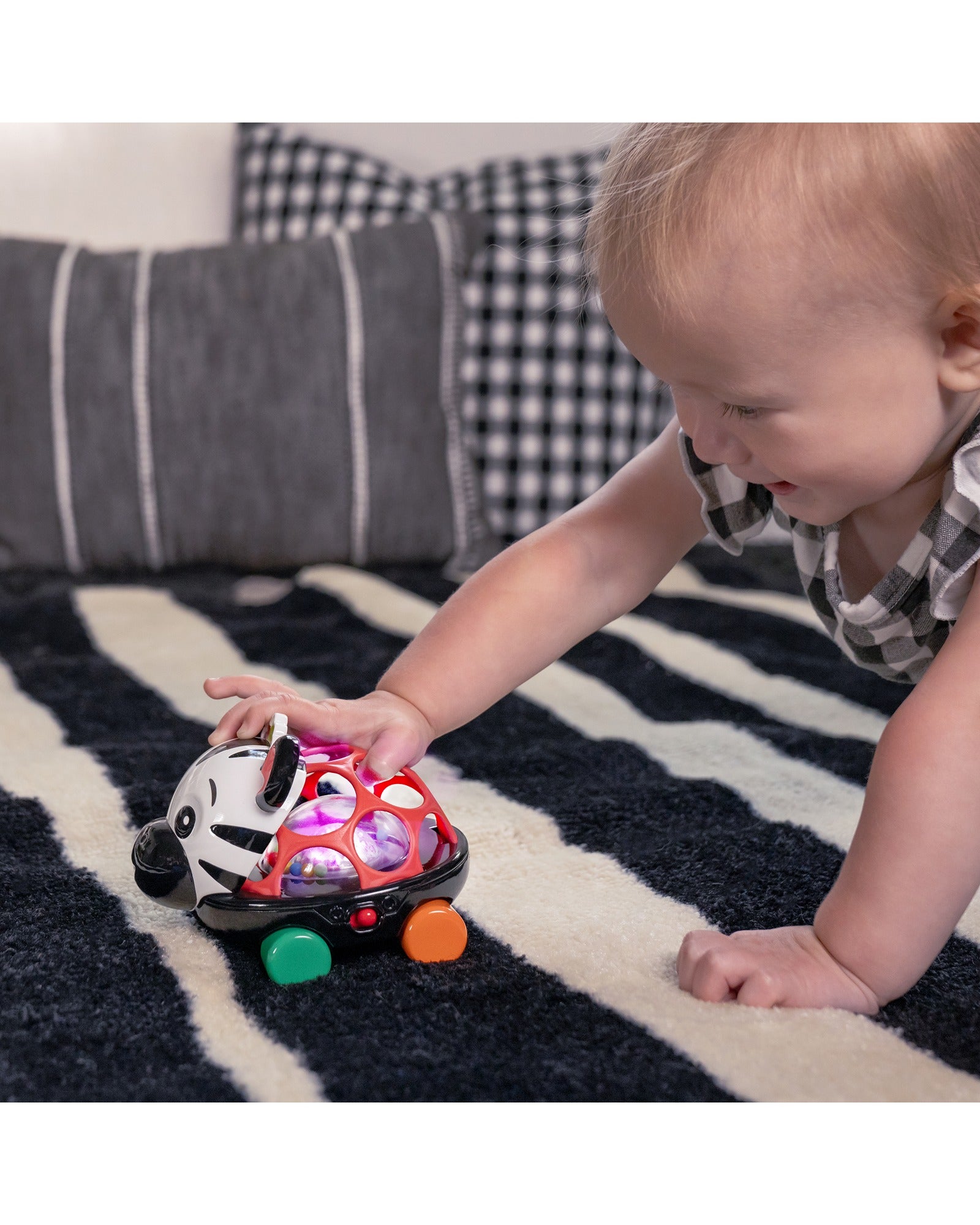 Oball Curious Car Zen Oball Toy Car & Rattle