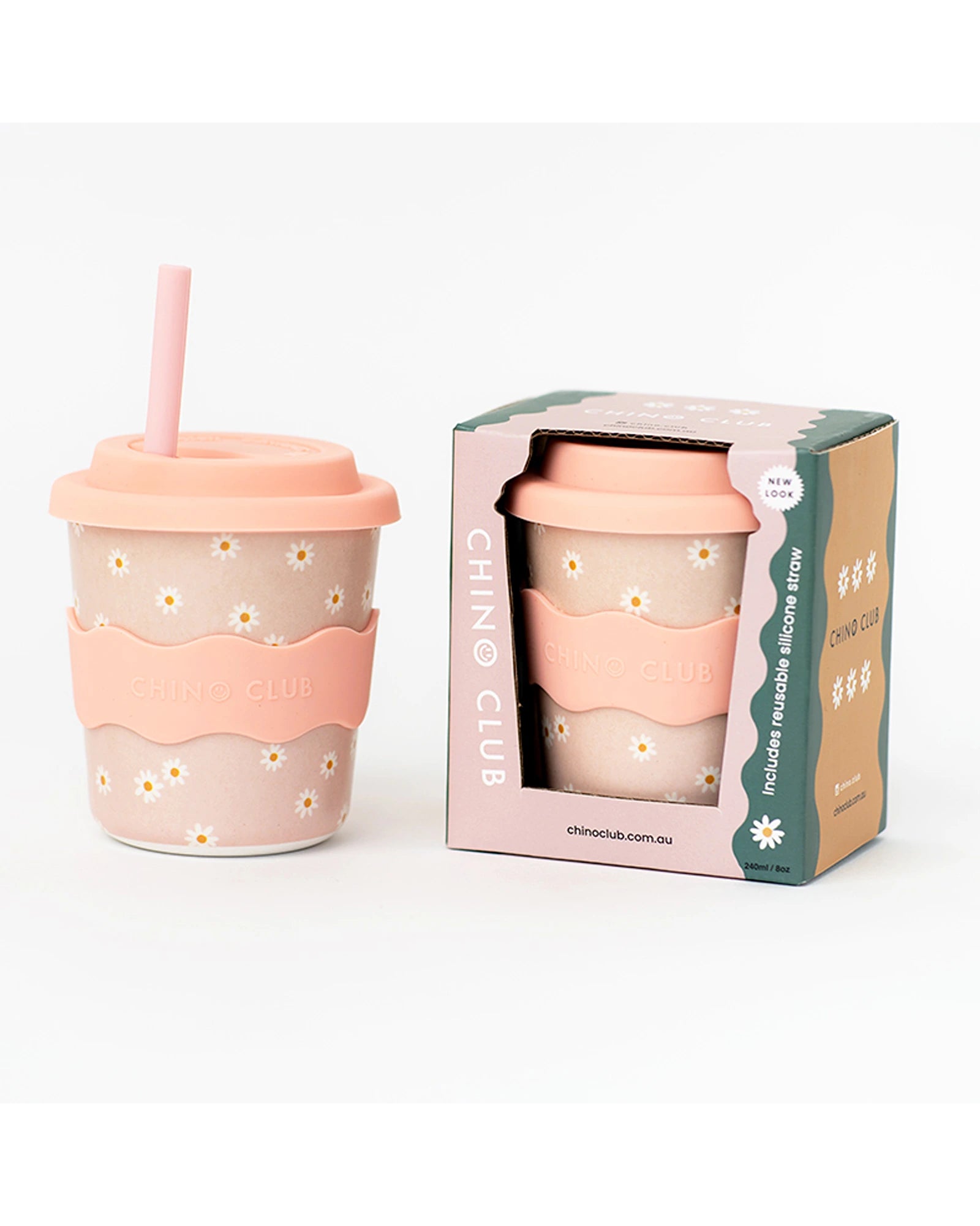 Pink Daisy Kids Keep Cup 8oz