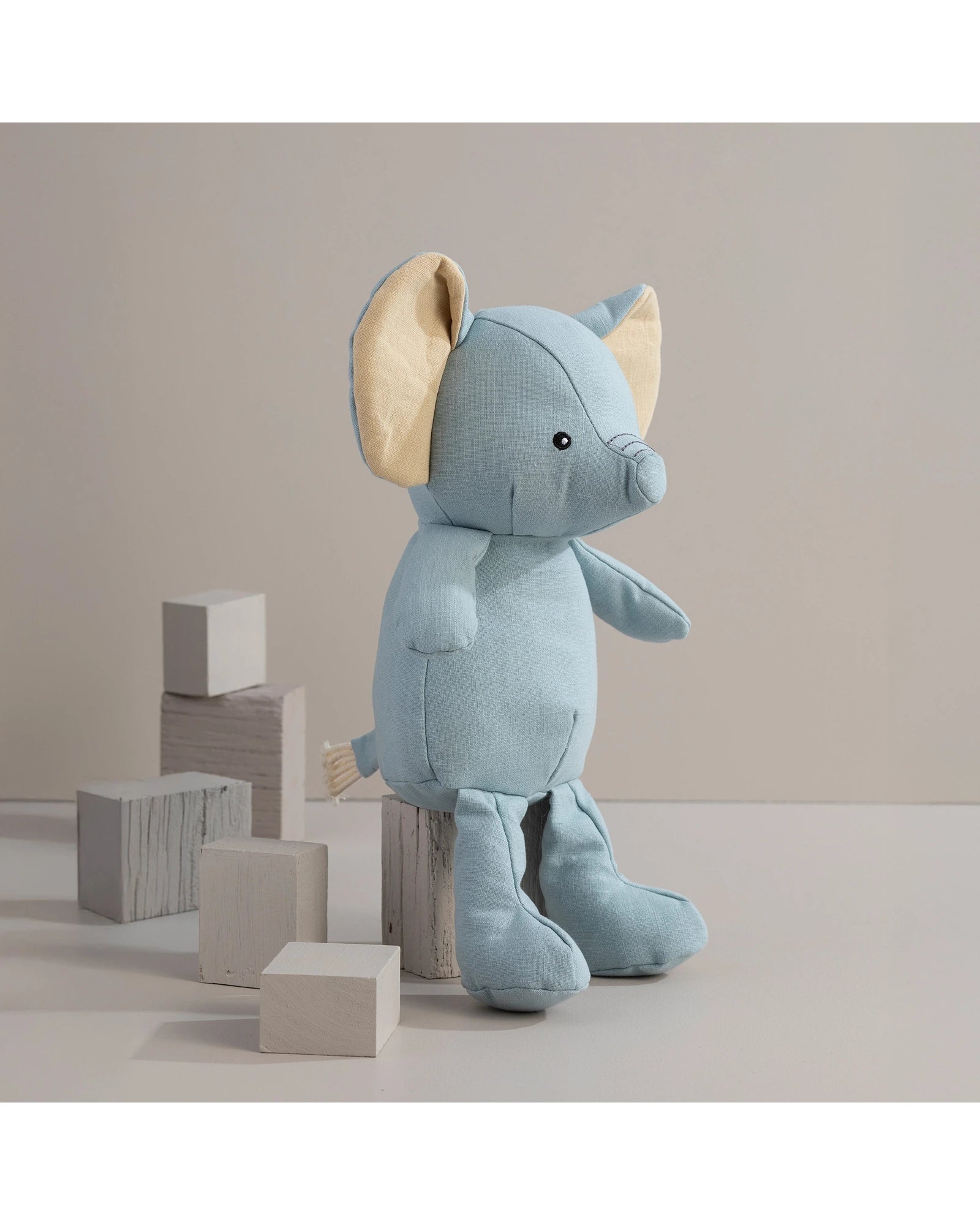 Linen Animal- Eddie the Elephant Large