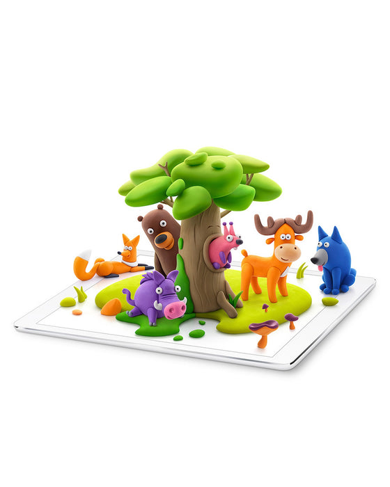Hey Clay Forest Animals Large Pack 15 Cans and 2 Tools