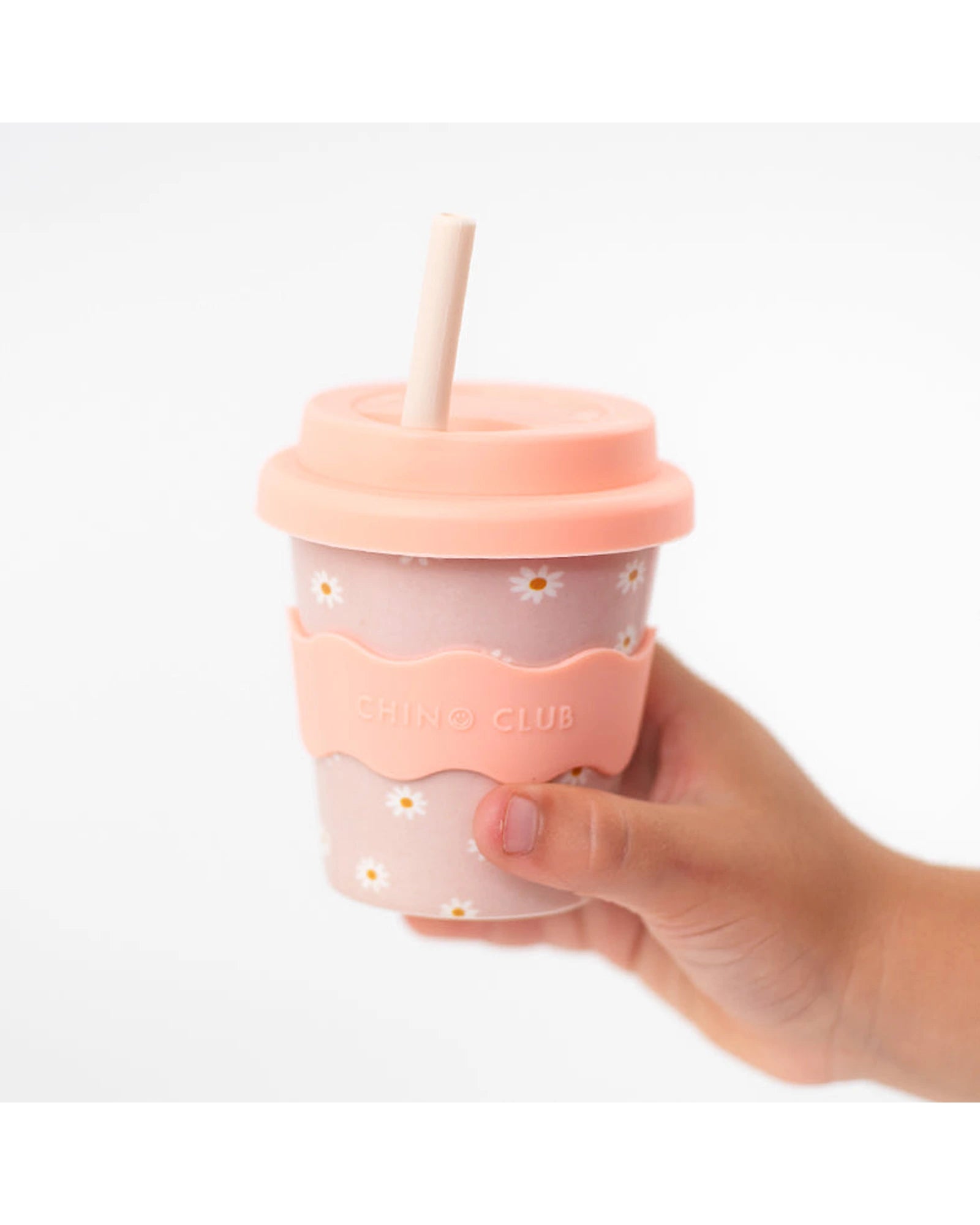 Pink Daisy Babychino Cup 120ml
