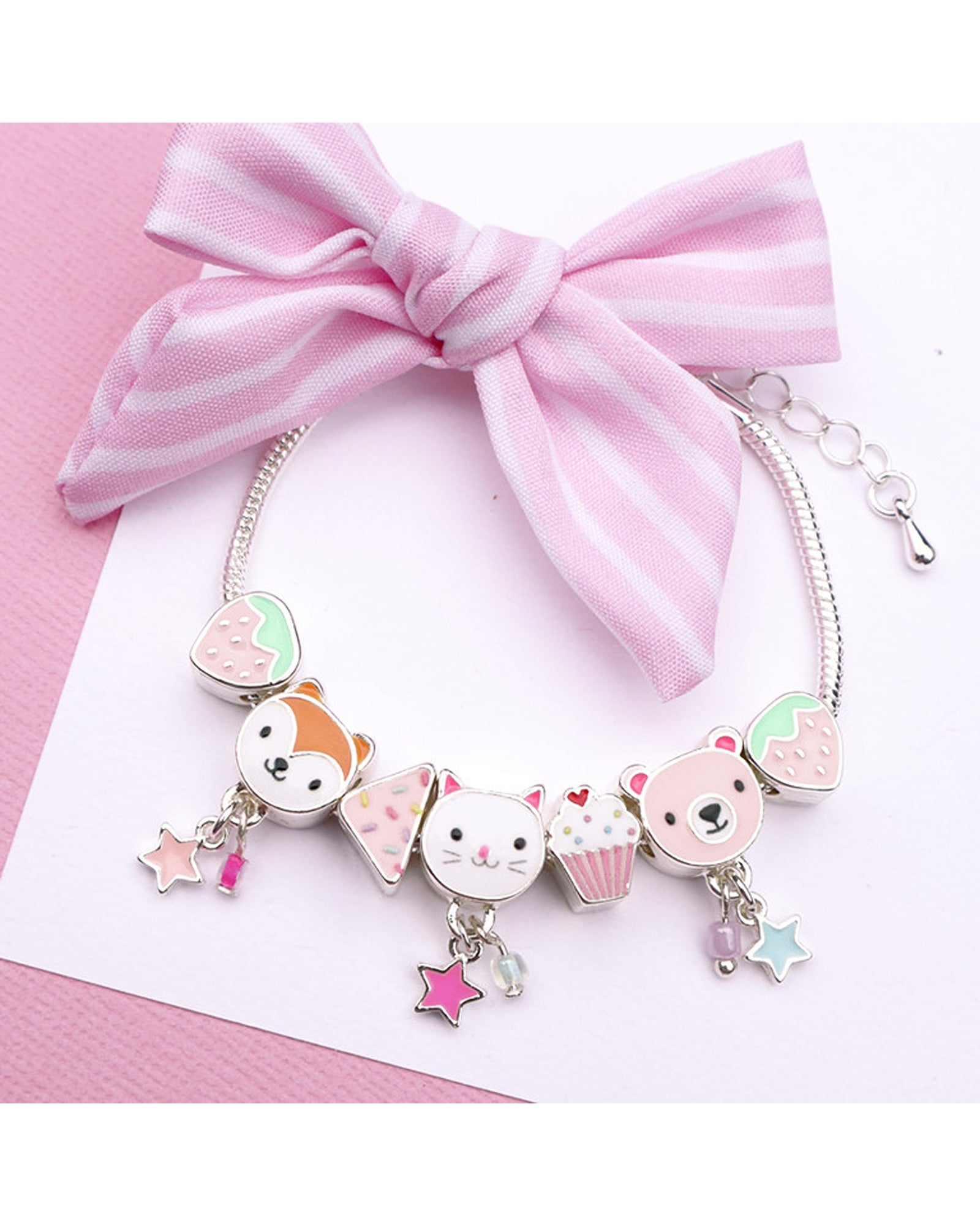 Lauren Hinkley Forest Friends Tea Party Charm Bracelet