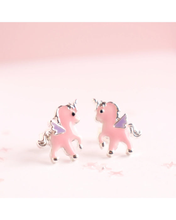 Lauren Hinkley Pink Unicorn Earrings