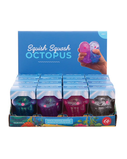 Squish Squash Octopus Assorted