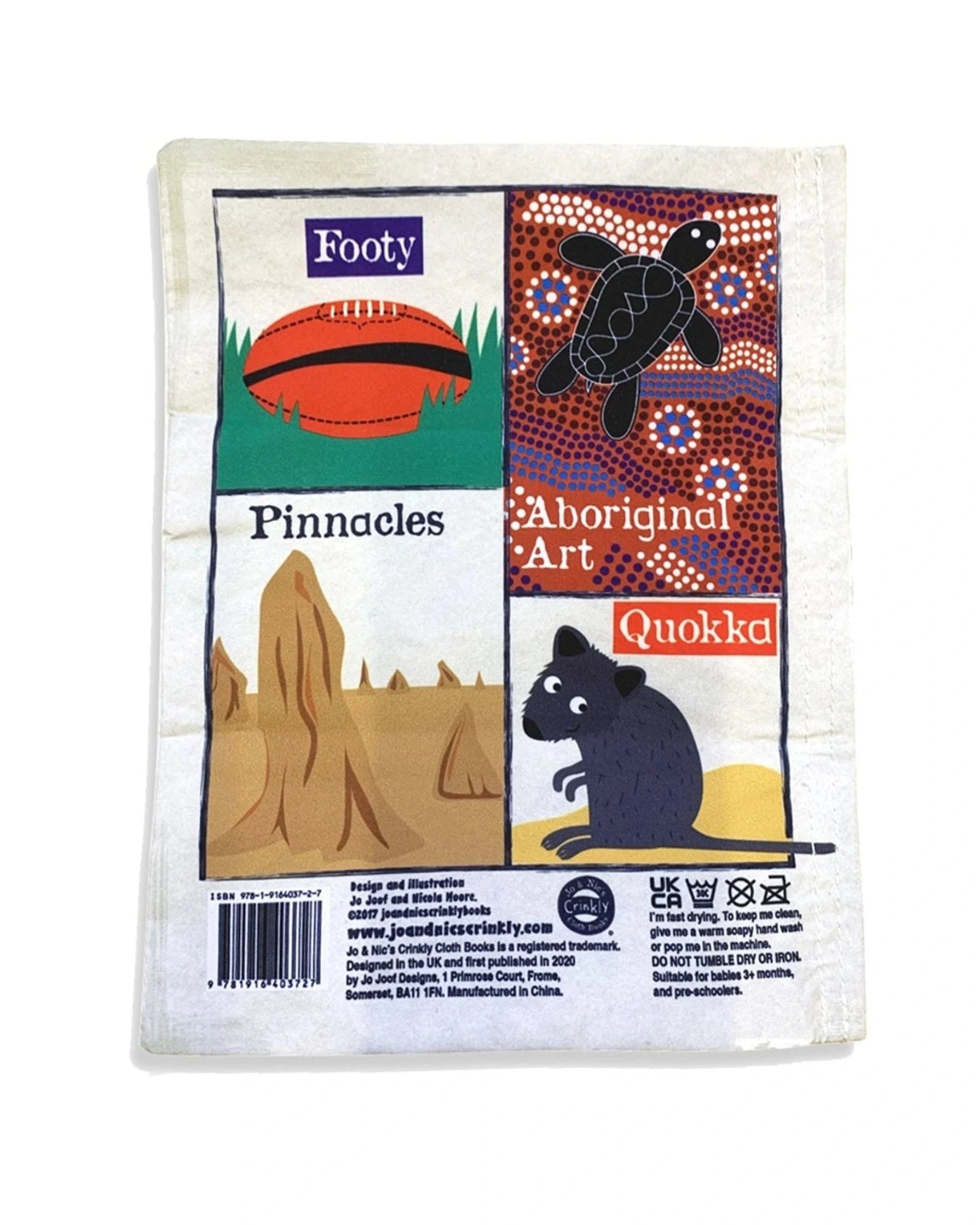 Jo & NicS Crinkly Cloth Books - Australia