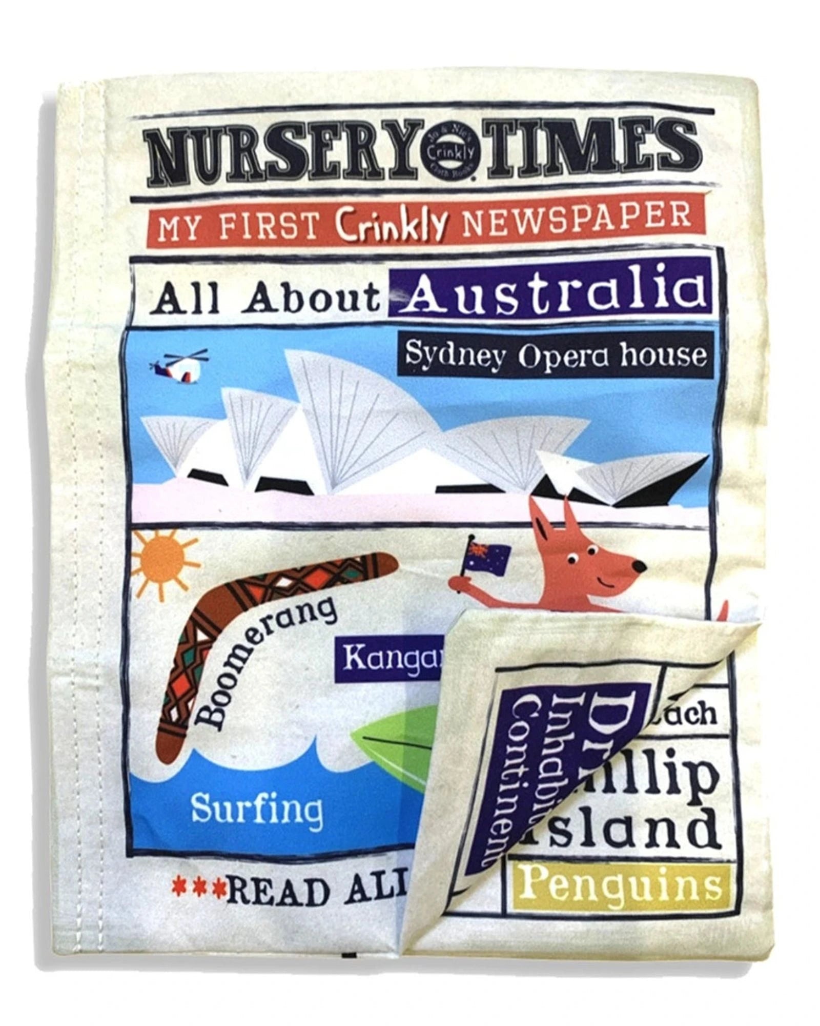 Jo & NicS Crinkly Cloth Books - Australia
