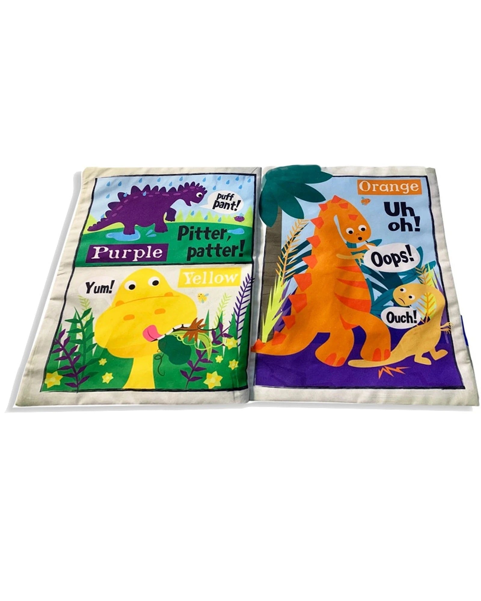 Jo & NicS Crinkly Cloth Books - Rainbow Dinosaurs