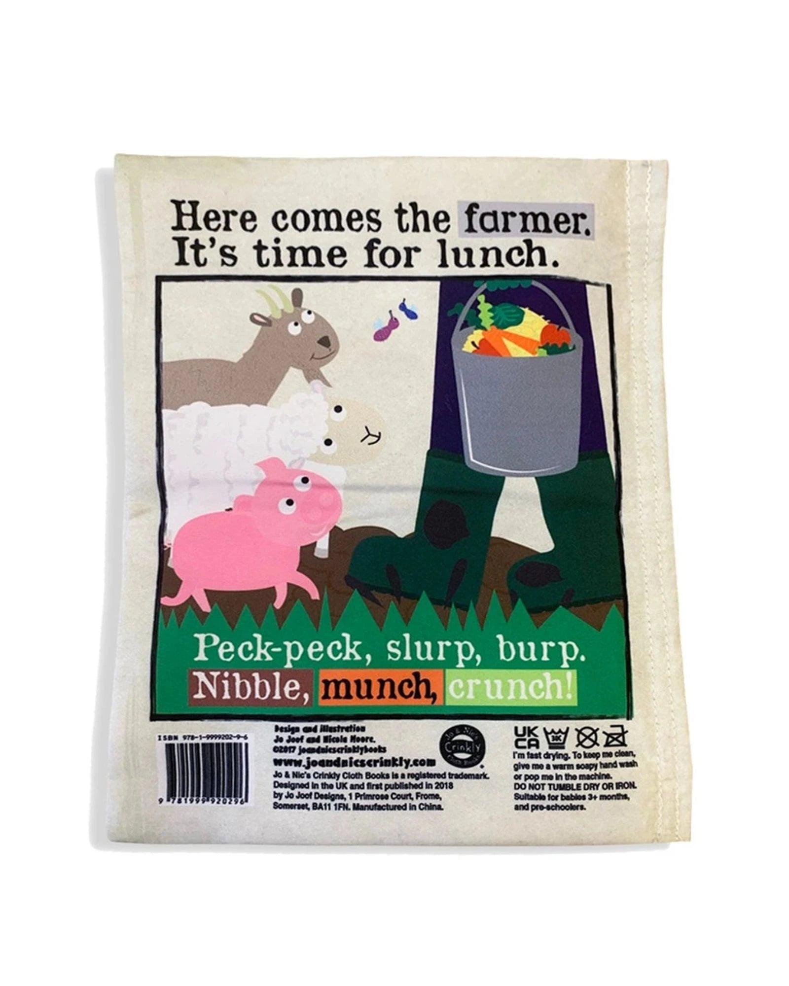 Jo & NicS Crinkly Cloth Books - Farm Animals
