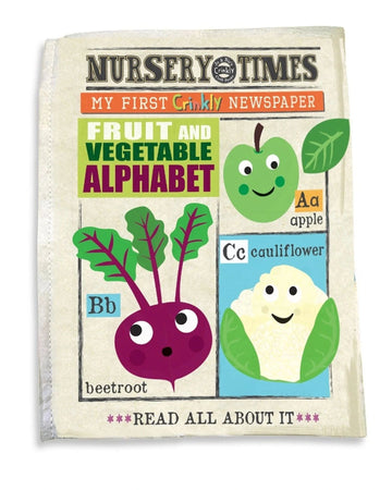 Jo & NicS Crinkly Cloth Books - Fruit & Veg