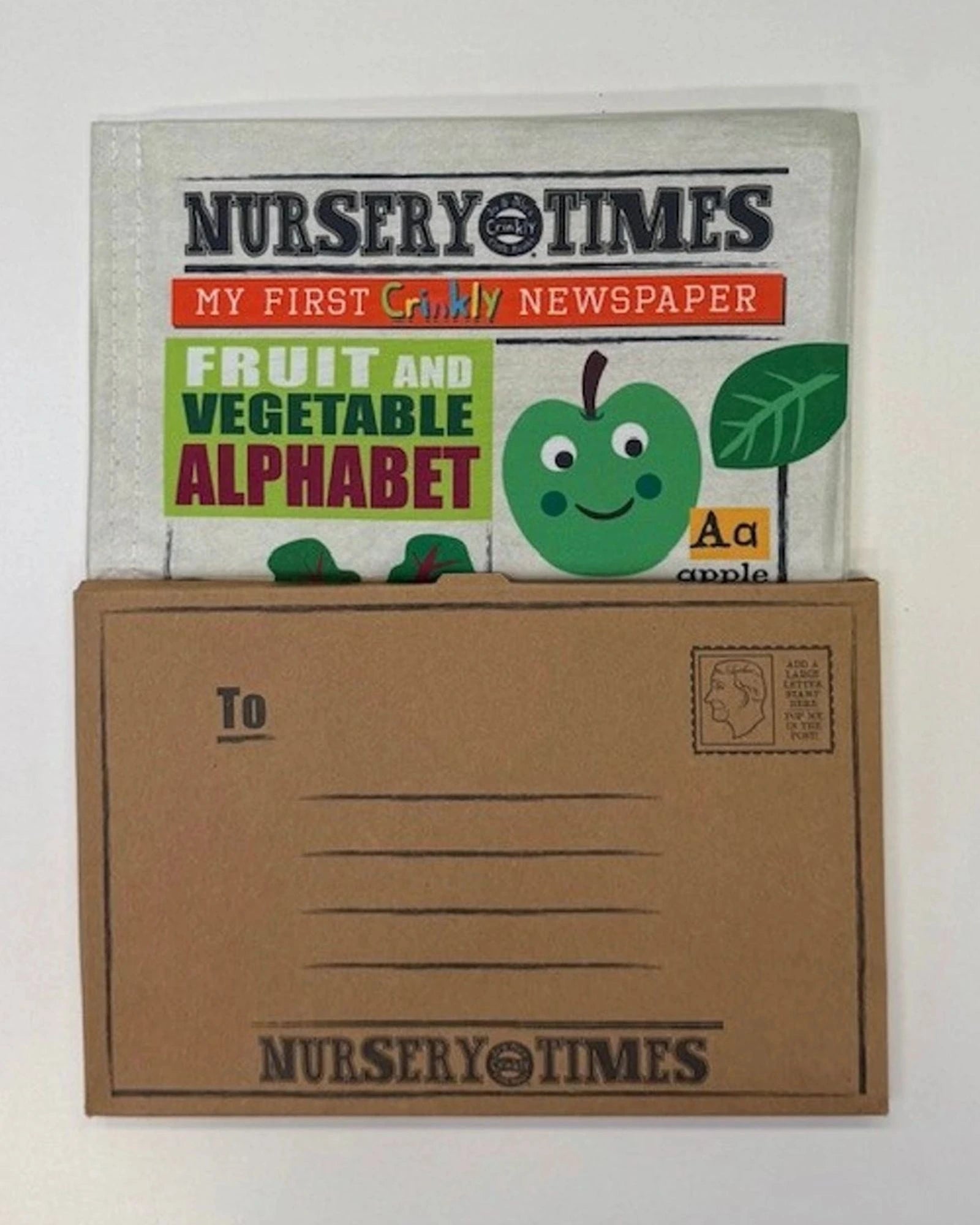 Jo & NicS Crinkly Cloth Books - Fruit & Veg