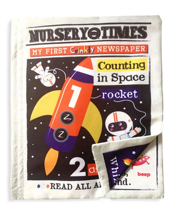 Jo & NicS Crinkly Cloth Books - Space Count