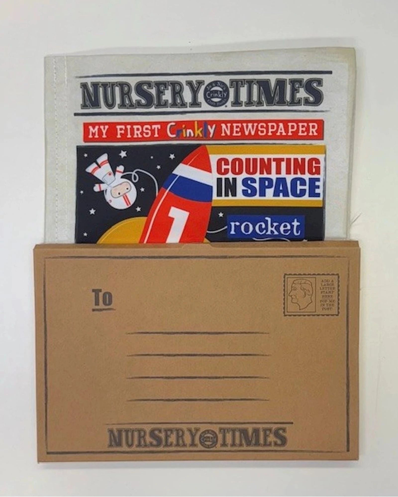 Jo & NicS Crinkly Cloth Books - Space Count