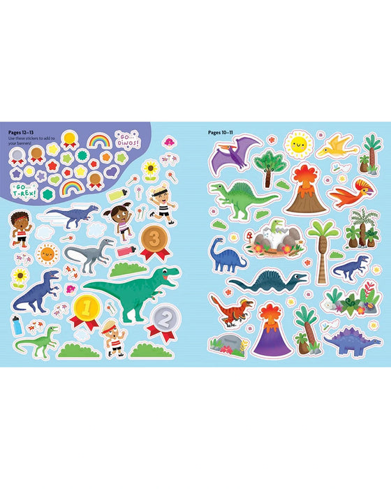 FunFacts Sticker Activity Book Dinosaurs