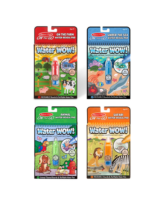 Melissa and Doug Water Wow Amazing Animals Deluxe Pack