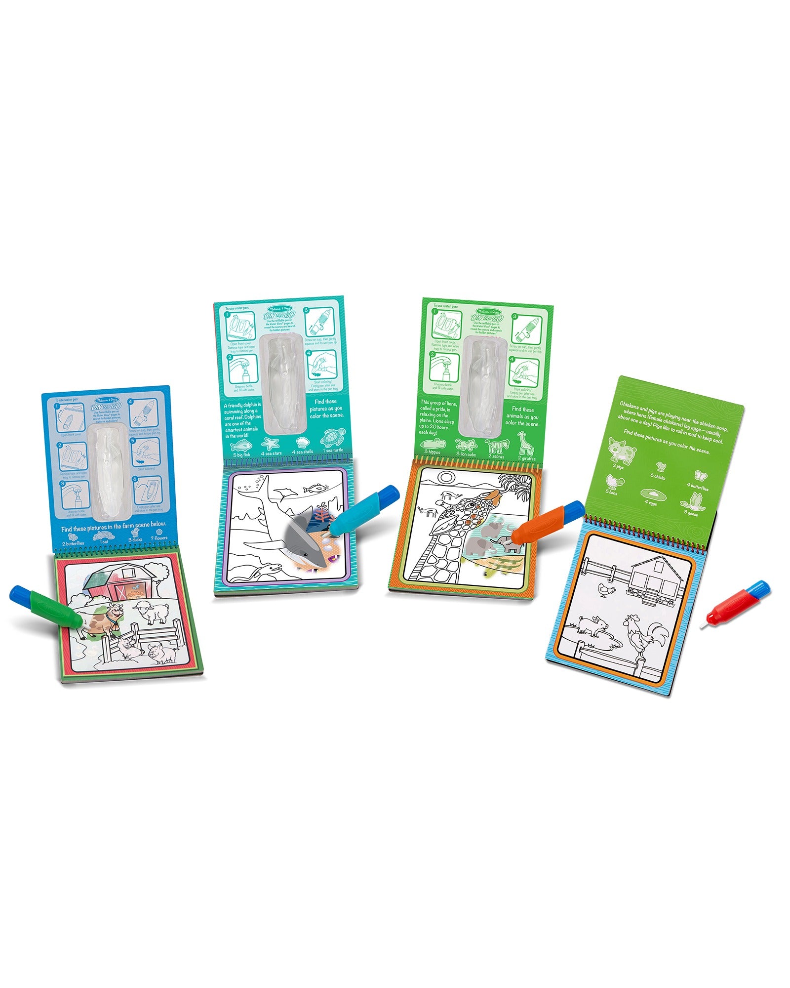 Melissa and Doug Water Wow Amazing Animals Deluxe Pack