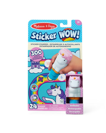 Melissa and Doug Sticker Wow Sticker Stamper And Activity Pad Unicorn