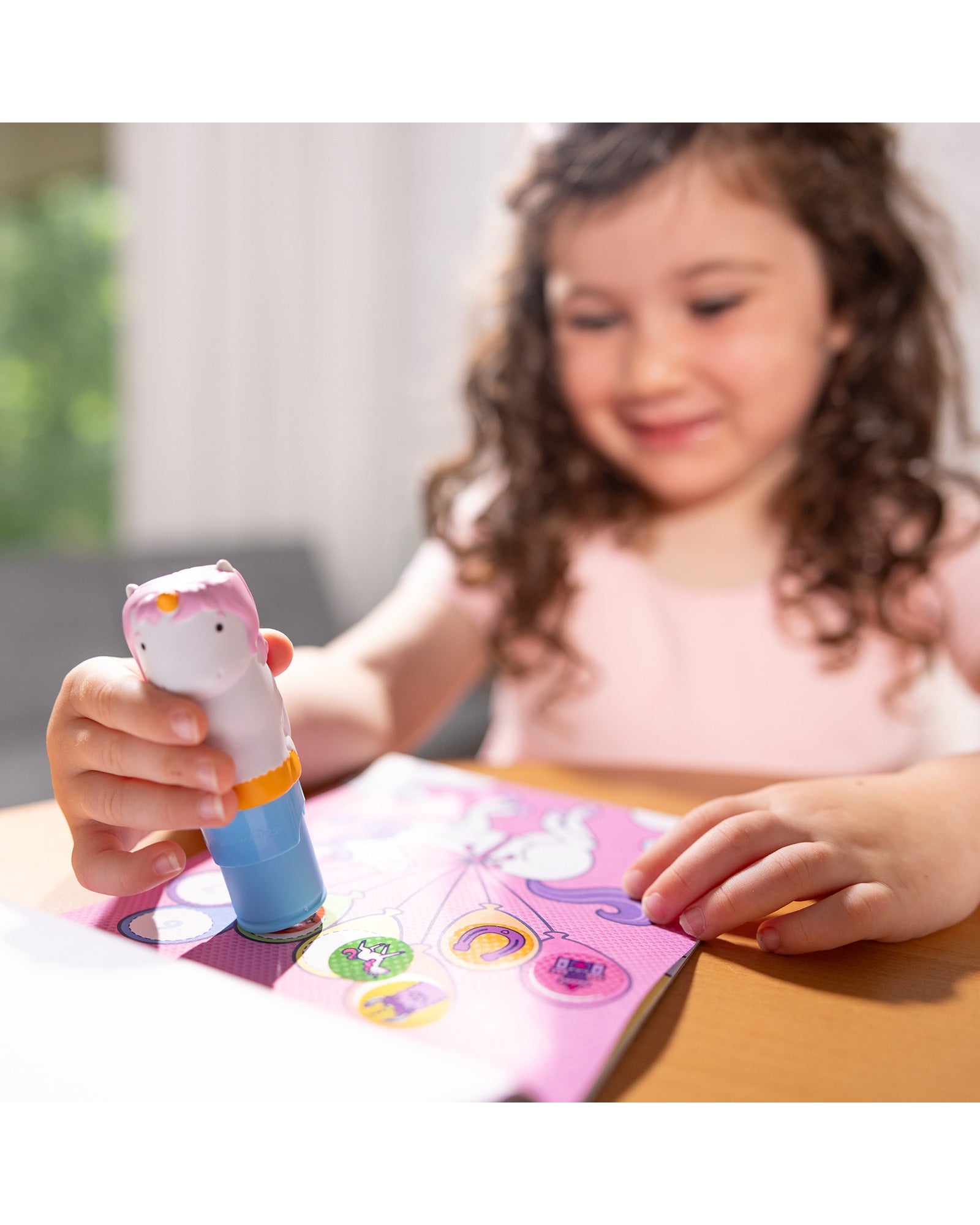 Melissa and Doug Sticker Wow Sticker Stamper And Activity Pad Unicorn