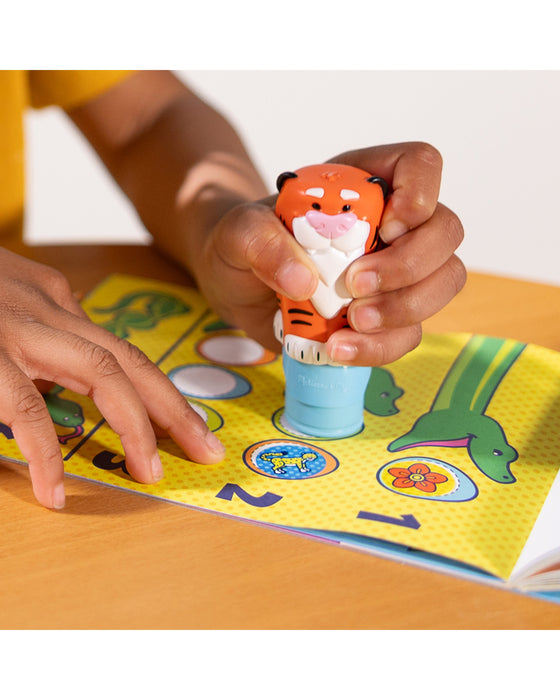Melissa and Doug Sticker Wow Sticker Stamper And Activity Pad Tiger
