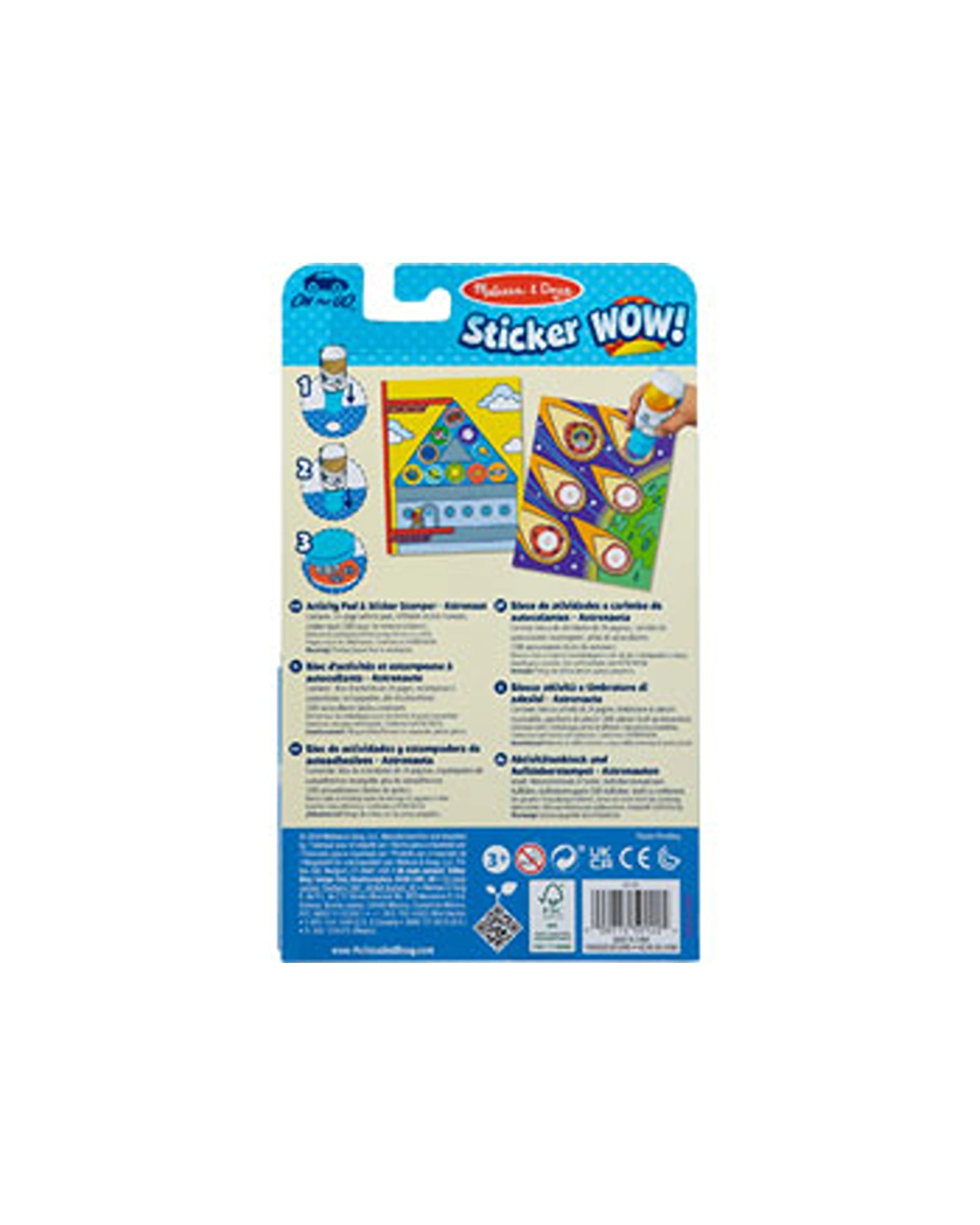 Melissa & Doug Sticker WOW Activity Pad Set Astronaut