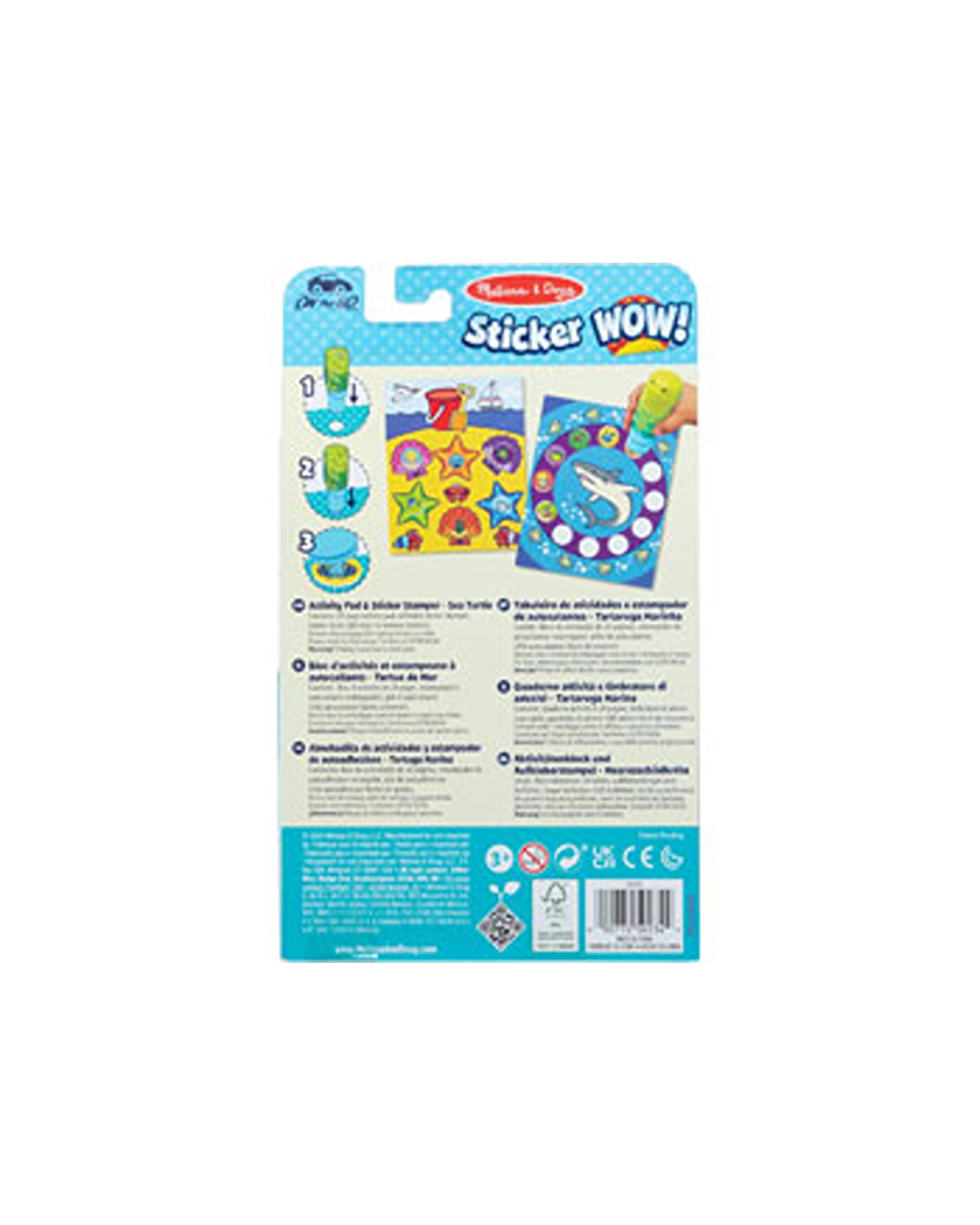 Melissa & Doug Sticker WOW Activity Pad Set Turtle