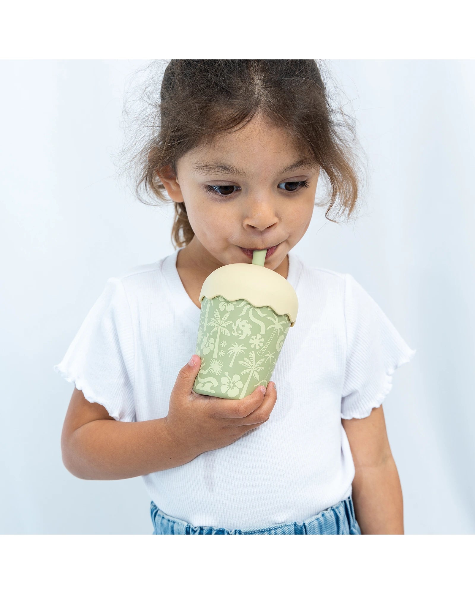 Moana Mini Smoothie Cup & Straw 200ml