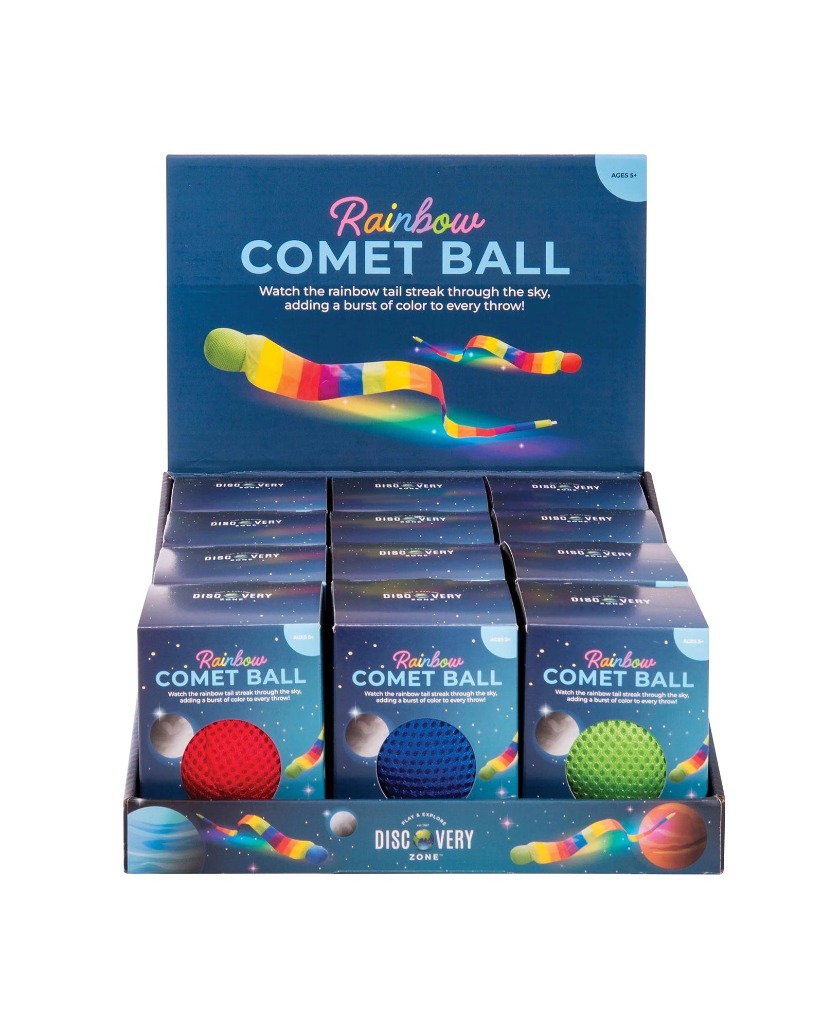 Rainbow Comet Ball