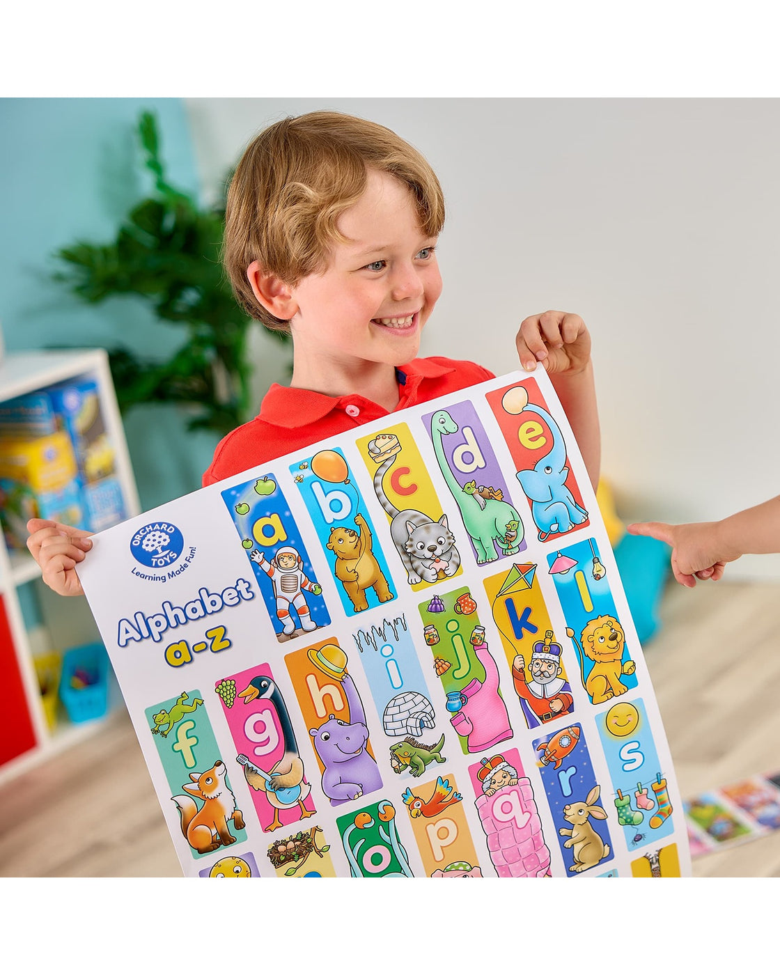 Orchard Toys ABC-Aufkleber-Malbuch – Pädagogisches Malbuch Mit Stickern Für Kinder Ab 4 Jahren