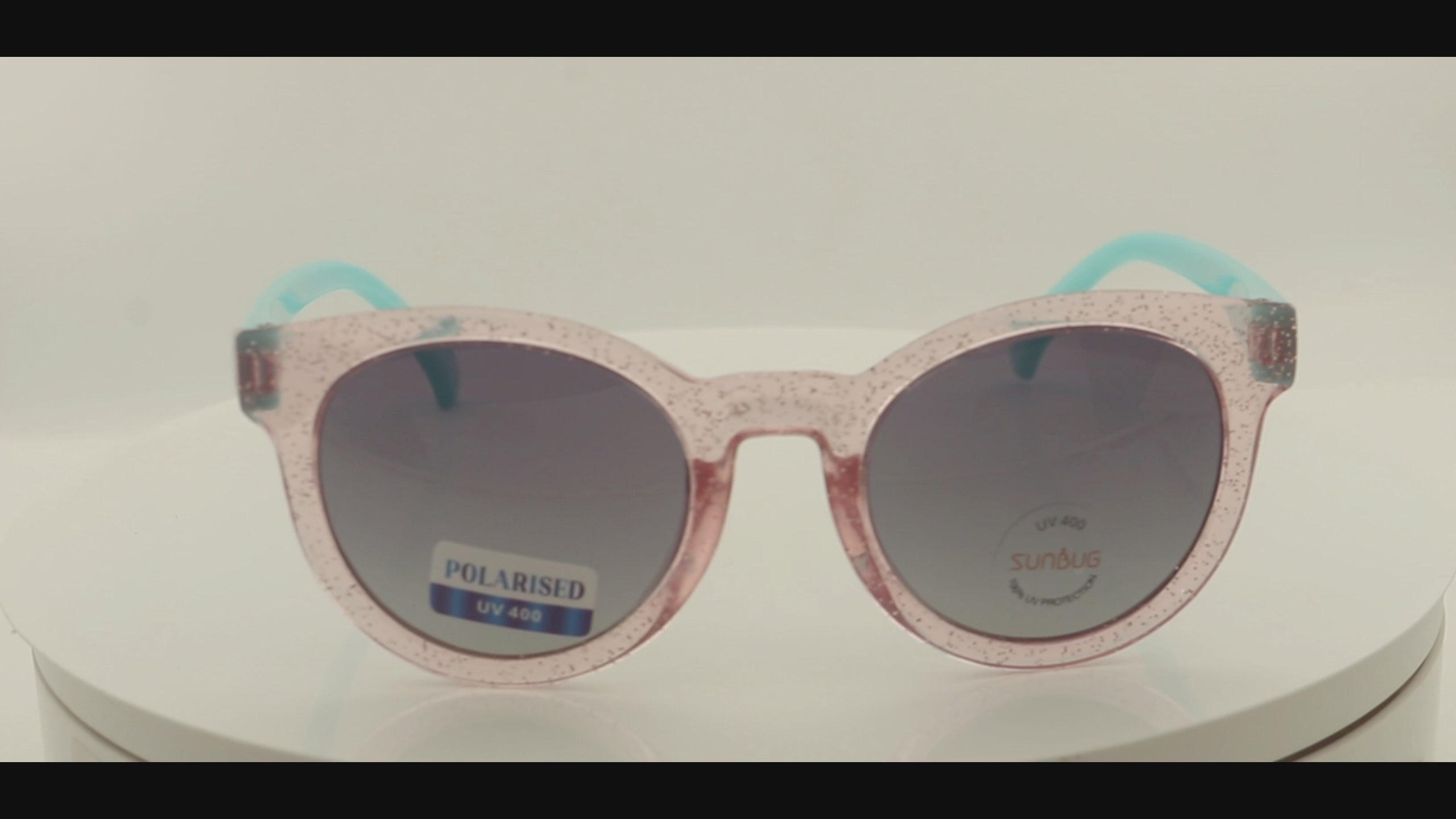 Sparkle Pink Phantos Polarised Sunglasses
