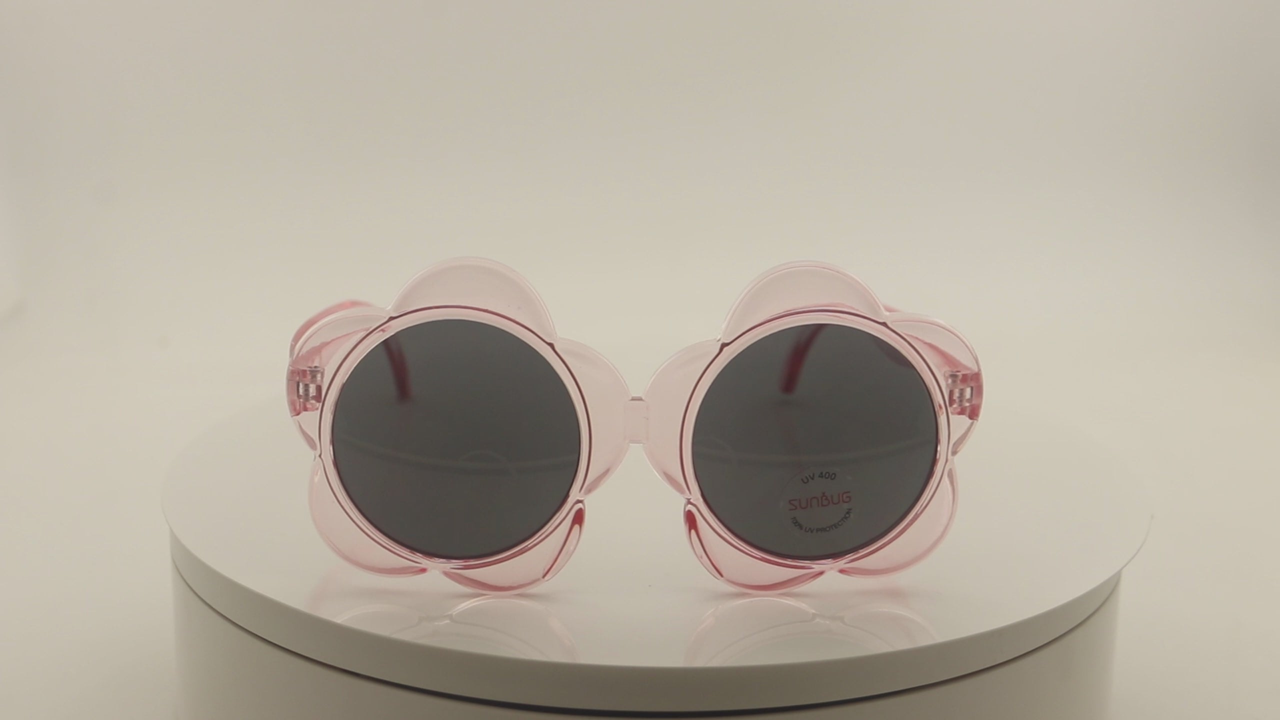 Pink Flower Sunglasses