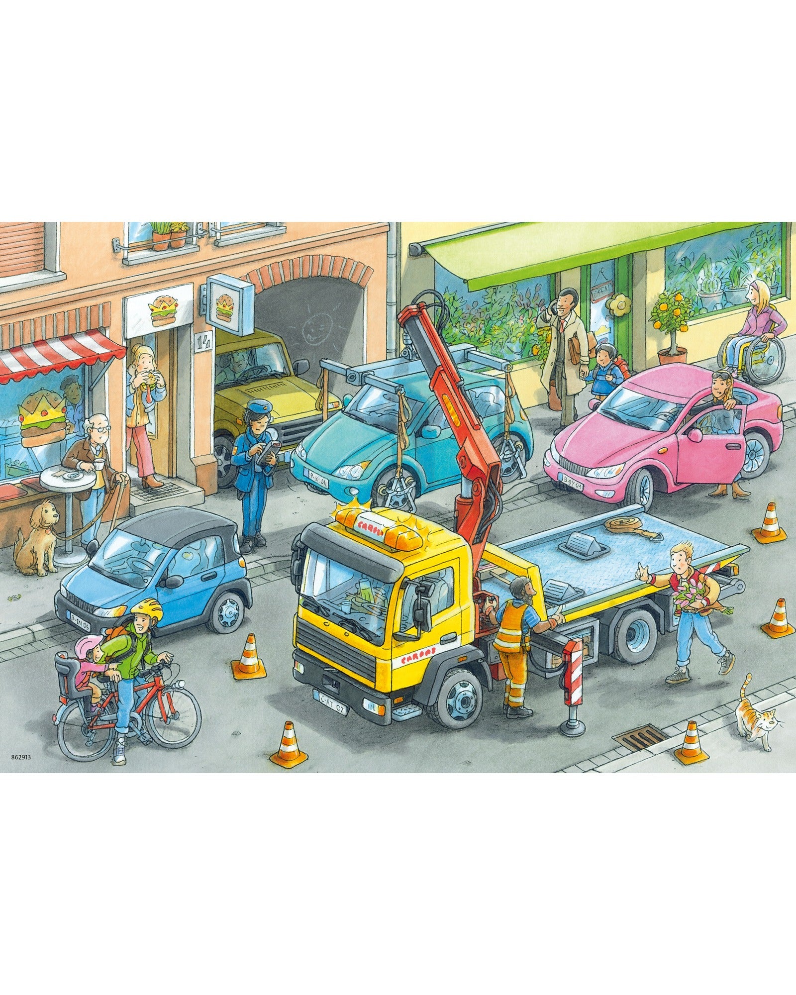 Ravensburger Working Trucks Puzzle 2X24 Piece