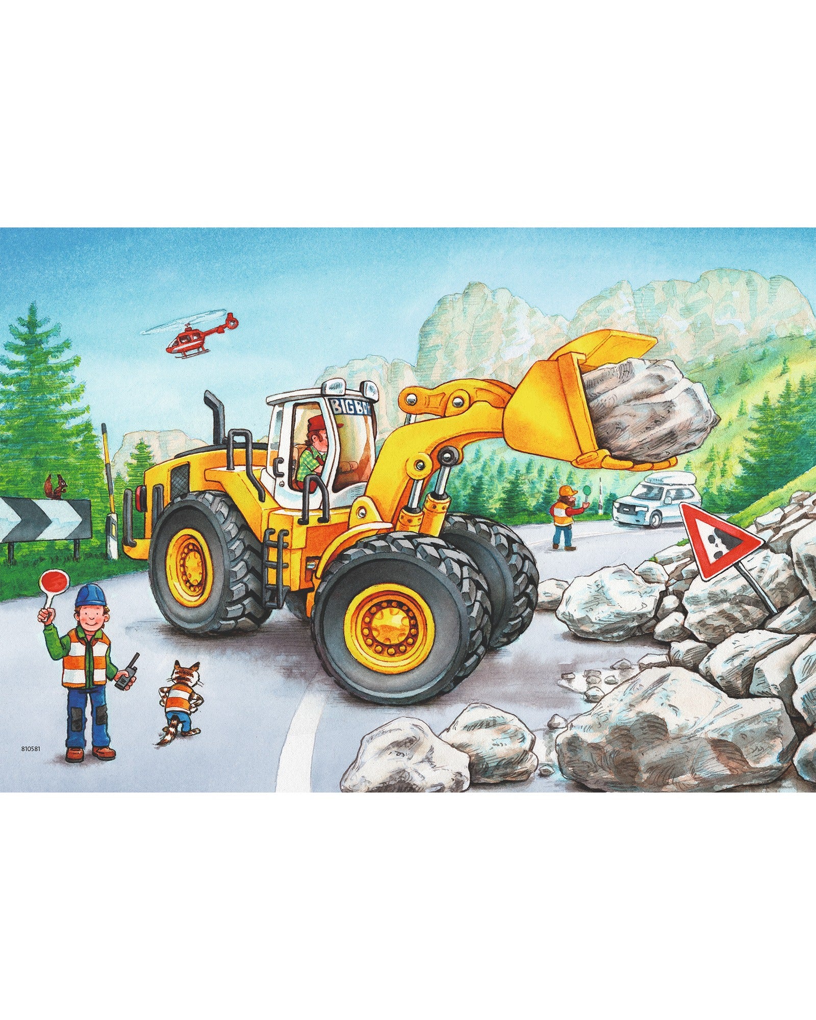 Ravensburger Diggers At Work Puzzle 2X24 Piece