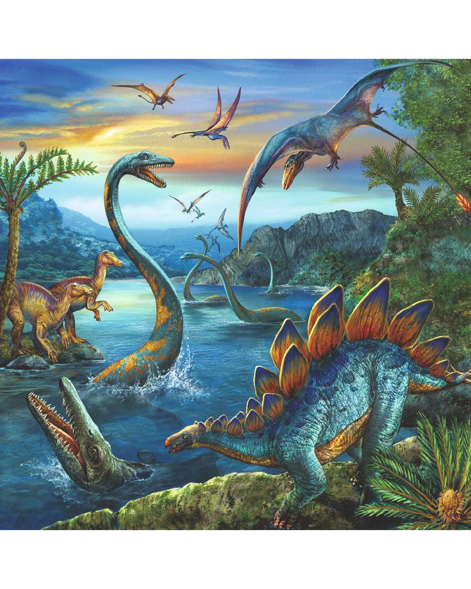 Ravensburger Dinosaur Fascination Puzzle 3X49 Piece