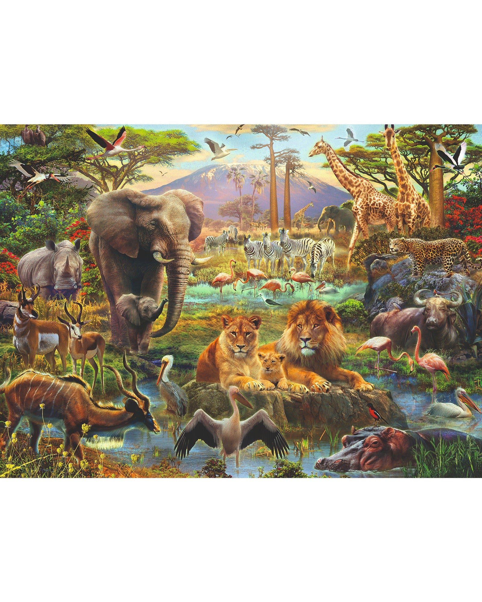 Ravensburger Animals Of The Savanna 200 Piece