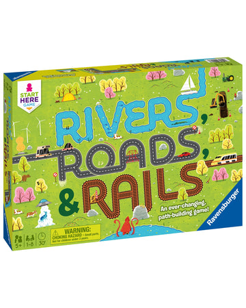 Ravensburger Rivers Roads And Rails Game