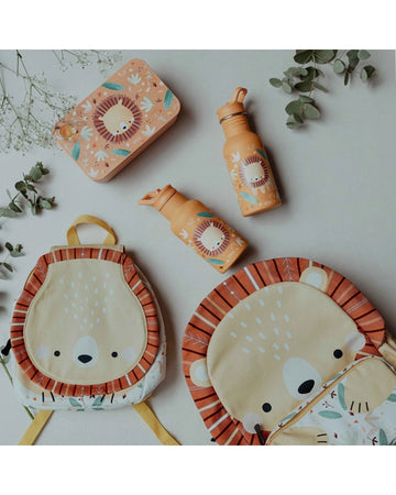 Sassi Cotton A5 Backpack Chompy The Lion